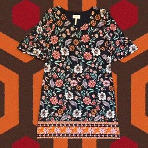 Laundry By Shelli Segal Black x Floral Mini Dress 👗